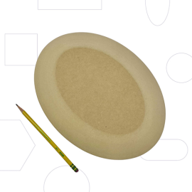 RD2 Oval 9 x 12-inch Pottery Form by GR Pottery Forms